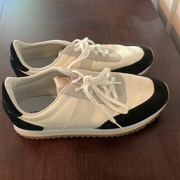 J Crew Trainers sneakers in Colorblock. Black/Ivory - Like New! - Picture 5 of 7